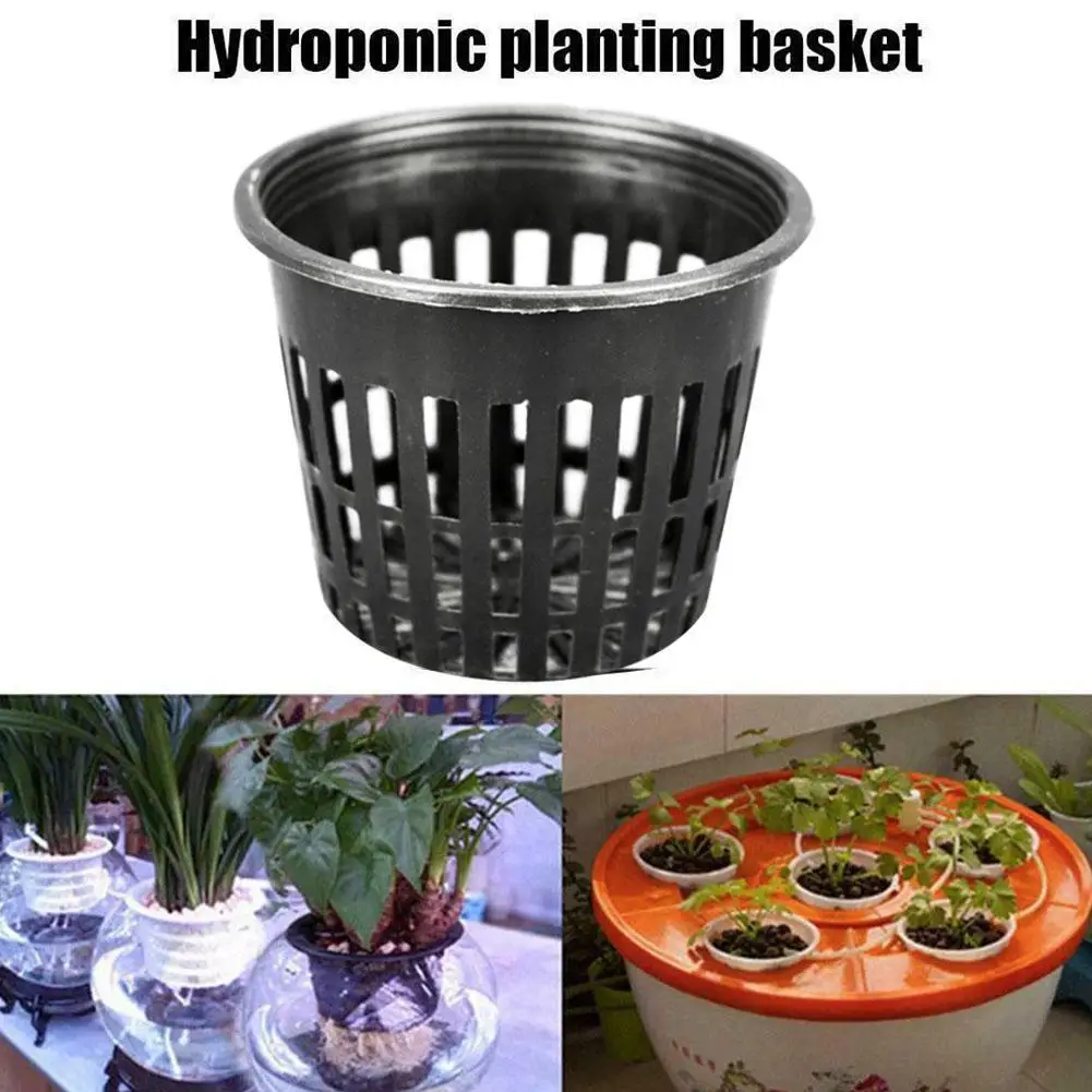 

1pc Plastic Flower Pots Porous And Breathable Basin Net Cup Heavy Planting Basket Hydroponic Grow Duty Pot Aeroponic Mesh S3O4