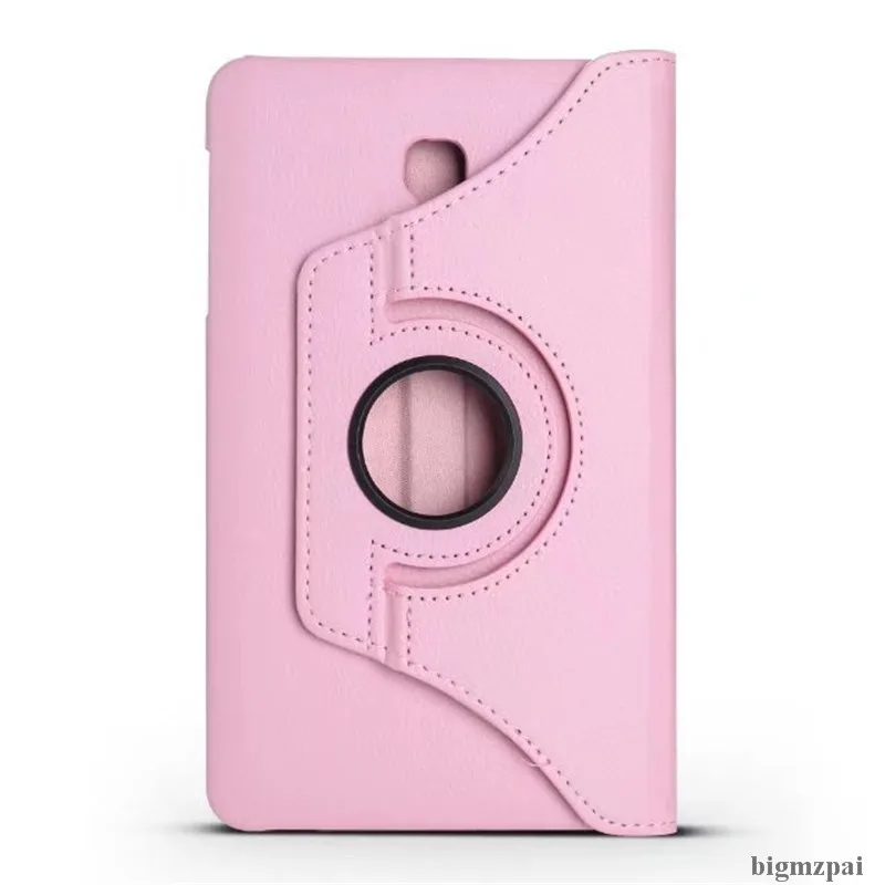 Чехол для планшета samsung Galaxy Tab A 10,5 T590 T595 t597 360 Вращающийся Кожаный чехол для планшета samsung tab a t590 - Цвет: pink