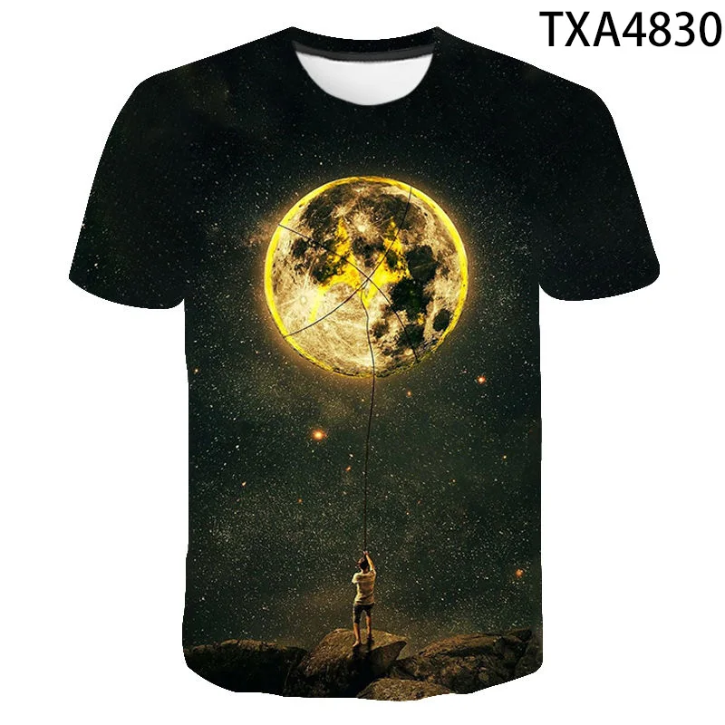 

Plus Size Tshirt SSX-10XL New Moon Print T Shirt Women 100% Cotton O Neck Short Sleeve T-Shirt Tops Summer Casual Shirts Hip Hop