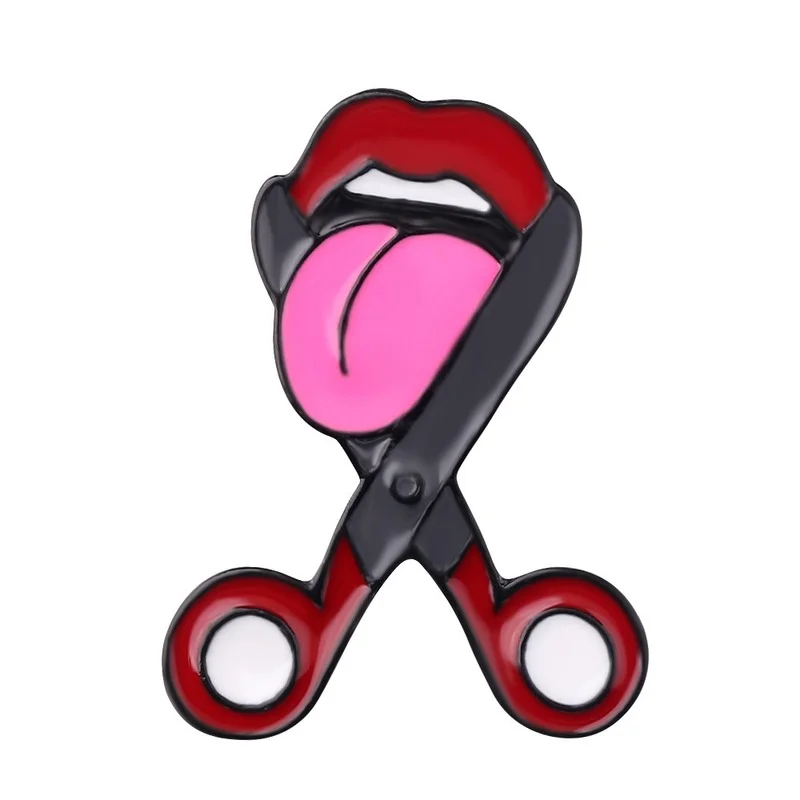 Подводка для глаз язычок губы эмалированные булавки витые часы женская