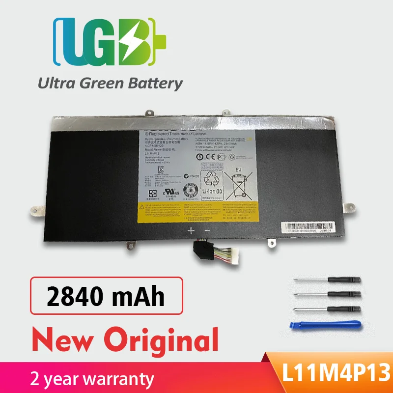 UGB новый оригинальный L11M4P13 аккумулятор для Lenovo IdeaPad Yoga 11 11S 11S-IFI 11-ITH 11-TTH Ultrabook