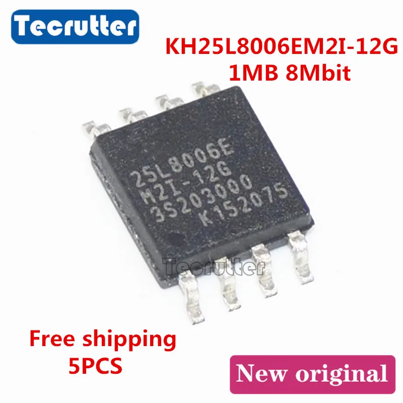 5 шт. флэш память 25L8006 SOIC8 1 Мб 8 Мбит KH25L8006EM2I|Запасные части| |