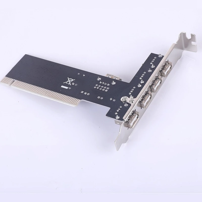 

USB 2.0 4 Port 480Mbps High Speed VIA HUB PCI Controller Card Adapter PCI Cards for Vista Windows ME XP 2000 98 SE