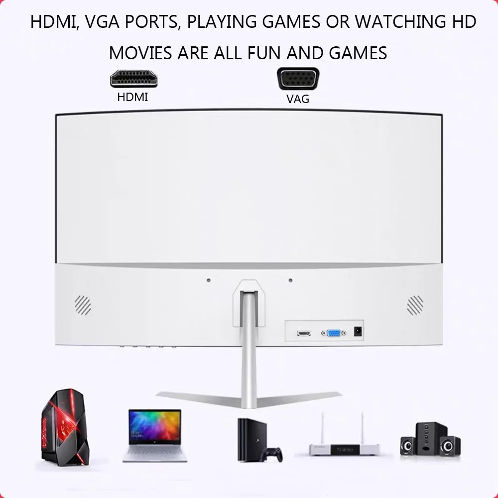 Изогнутый Бескаркасный игровой монитор 2K 4K Full HD 32 дюйма 144 Гц по низкой цене |