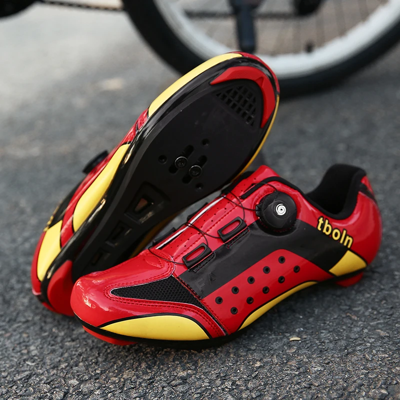 Harga Sepatu Sepeda Jalan Pria Dan Wanita Sepatu Sepeda MTB Sepatu Olahraga Sepeda Ultraringan Sepatu Profesional Dapat Mengunci Sendiri Bersirkulasi