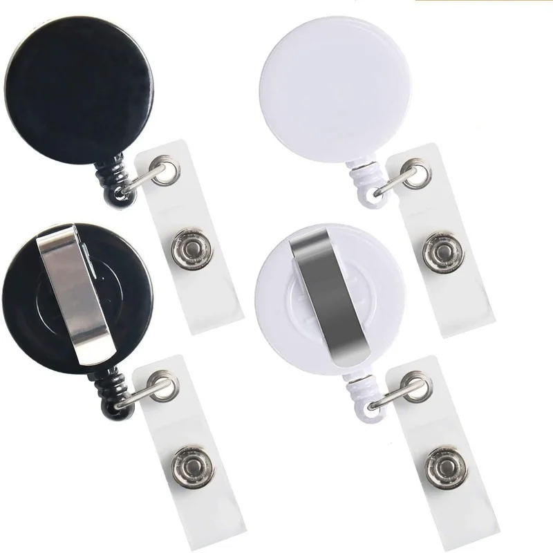 1pc Nurse Doctor Dentist Retractable Pull Badge Reel Exhibition ID Lanyard Name Tag Card Badge Holder Office School Supplies