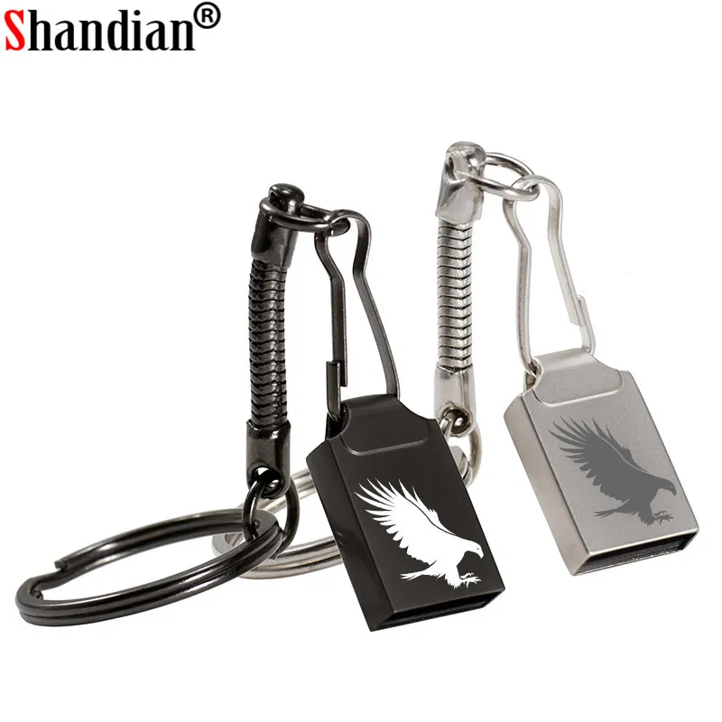 SHANDIAN USB флеш накопитель 64 ГБ 32 16 4 металлический держатель для карт памяти Ручка 100%