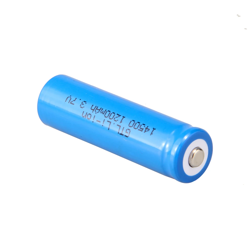 2 шт. 100% Новый оригинальный 14500 3 7 V 1200 mah литиевая аккумуляторная батарея большой