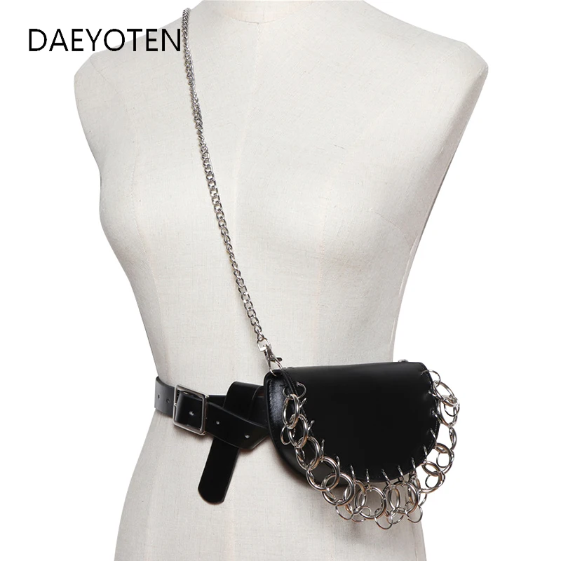 Многофункциональная поясная сумка DAEYOTEN в стиле панк Женская мотоциклетная