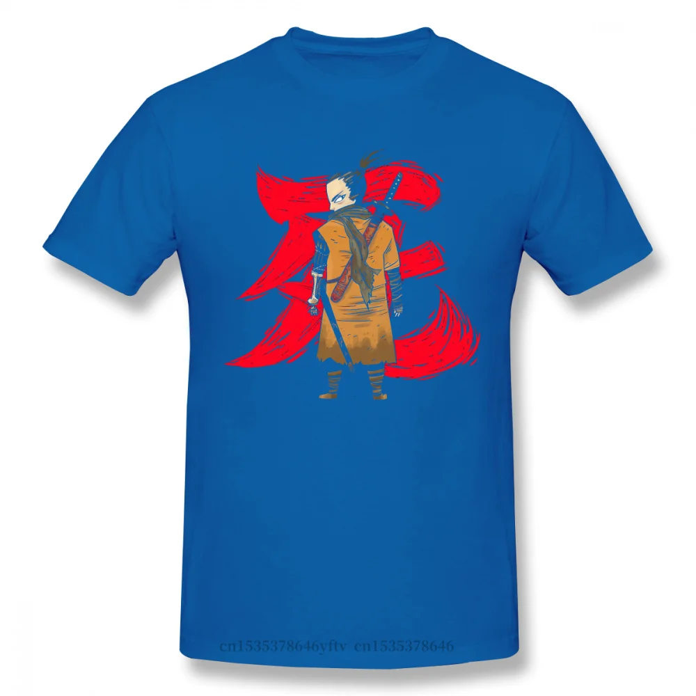 

2021 Leisure Fashion 100% cotton T-shirt Men Sekiro Shadows Die Twice Wolf Sengoku Kuro Game s Funny Tops Kanji Pure Harajuku