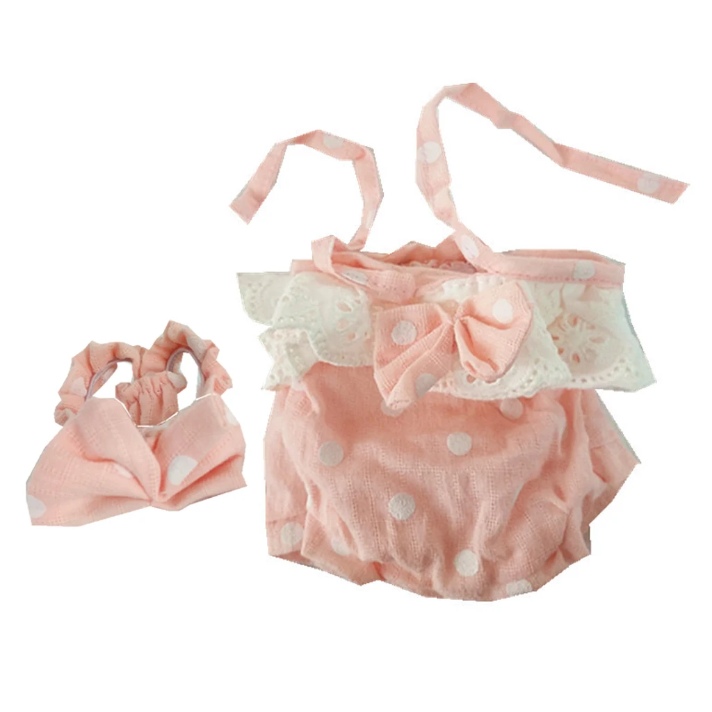 Одежда для кукол новорожденных 11 дюймов детский комбинезон Комбинезоны повязка