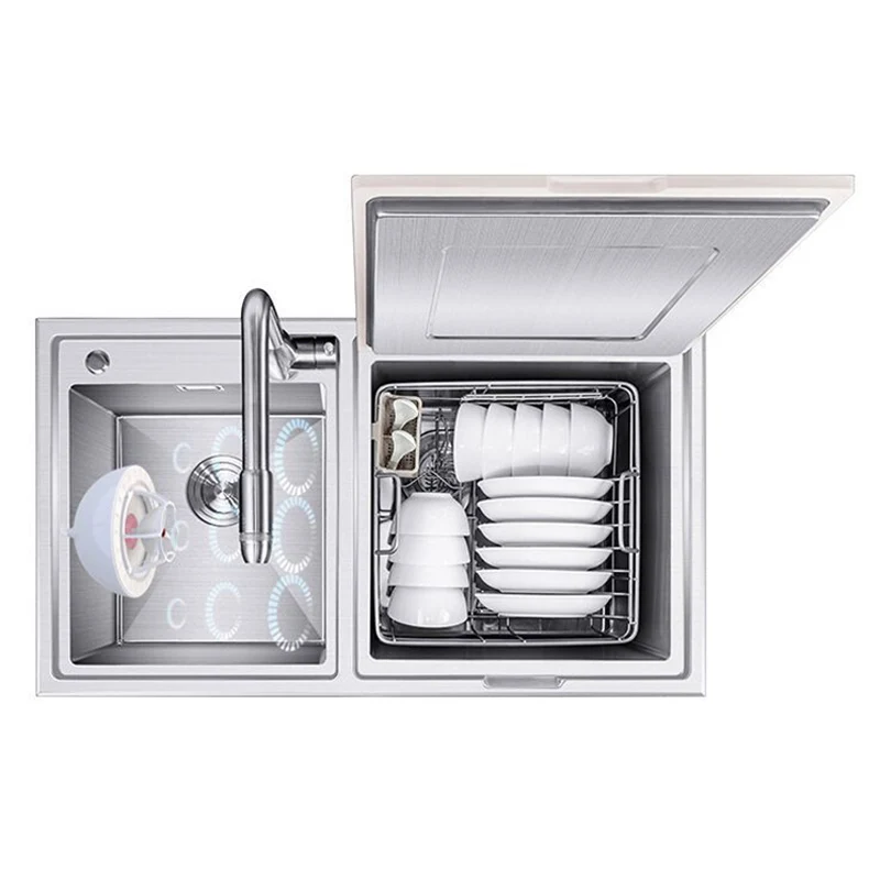 

Anjielosmart Mini Ultrasonic Sink Dishwasher Household Small USB Rechargeable portable Fruit Vegetable Washing Machine