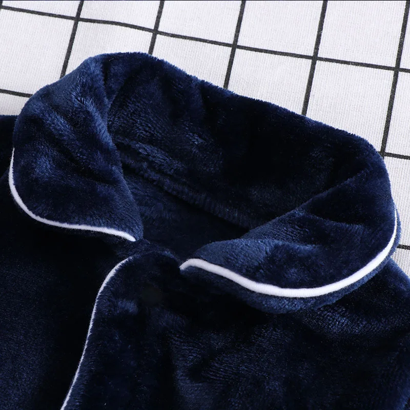 Boys' rompers Winter Pajamas Korean version new baby long sleeve jumpsuit plus velvet padded climbing home clothing |