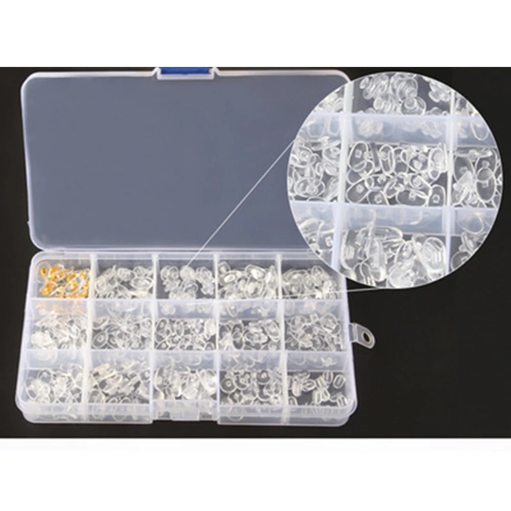 

150 Pairs New Silicone Nose Pads For Glasses White Anti-slip Nose Pads Soft Eye Care Tools For Eyeglasses