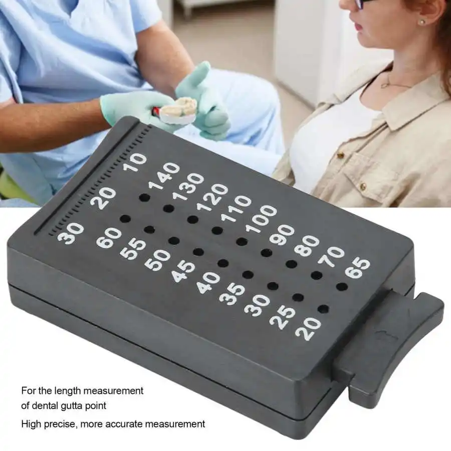 

1PC Dental Gutta Percha Cutter Measuring Endo Ruler Endodontic Span Measure Scale Plastic Washable Dental Treatment Dentist Tool