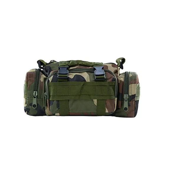 Molle Military Tactical Waist Bag Camping Traveling Hiking Climbing Nylon Shoulder Pack Pouch Outdoor Sports Hunting Gym Bag - Цвет: Camouflage