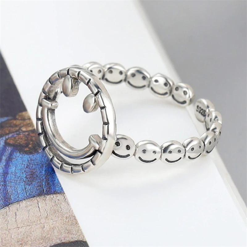 Хит новинка хит 2020 винтажный стиль проложить смайлик счастливое регулируемое