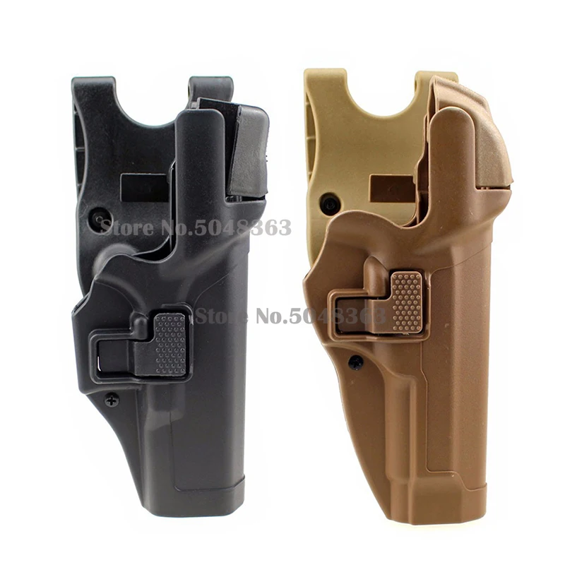 

Tactical Pistol Gun Belt Holster Right Handed Gun Carry Waist Belt Holster Fit for Glock17 M9 1911 USP P226 Hunting Accessories