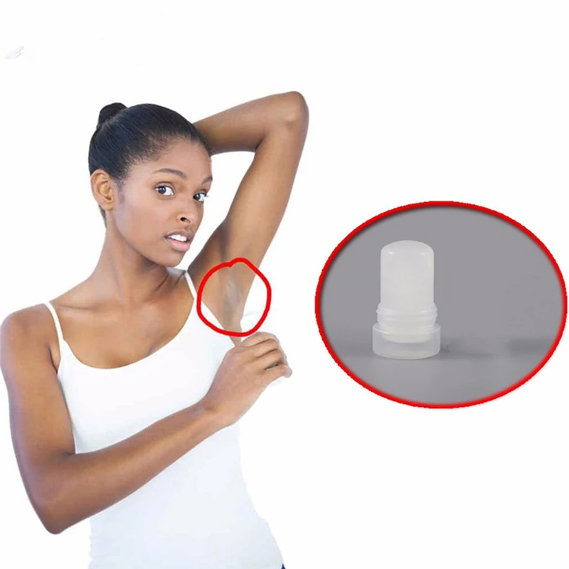 60g Natural Rhinestone Deodorant Alum Stick Body Odor Remover Antiperspirant | Красота и здоровье