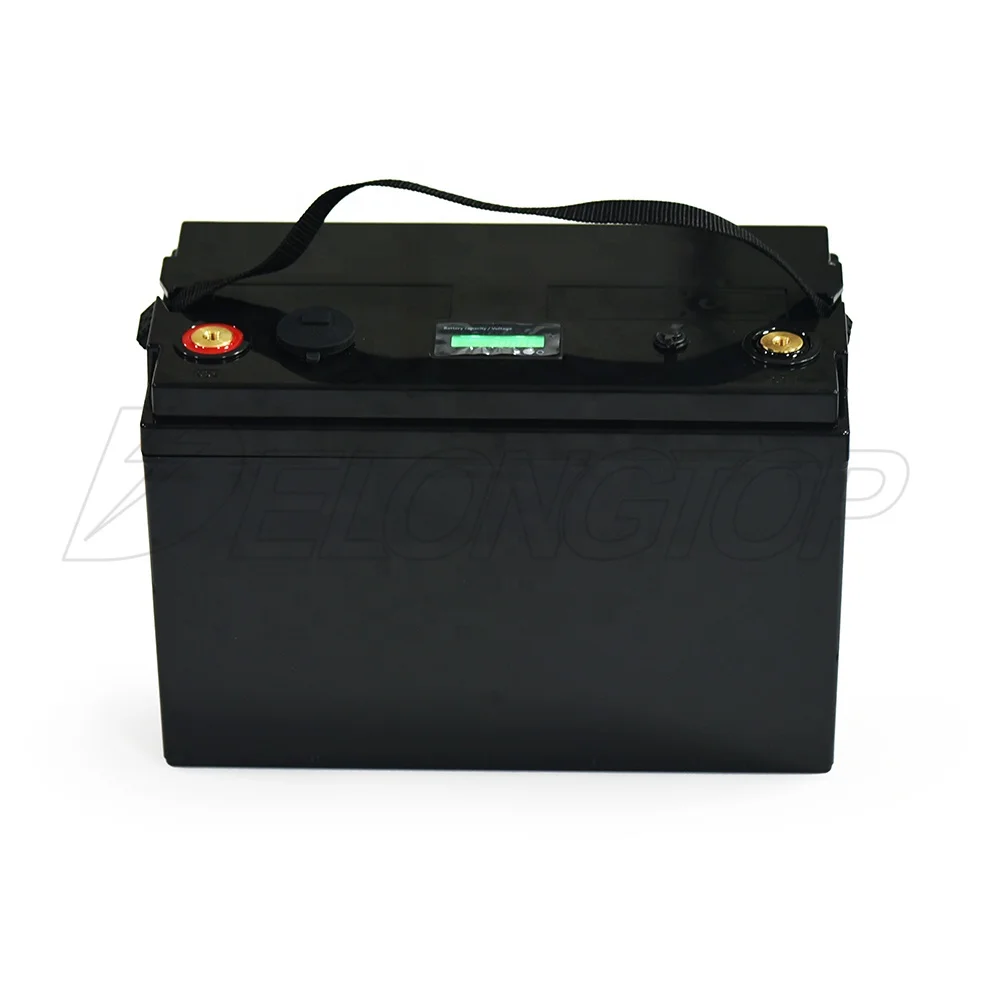 

Lifepo4 12v 100ah Deep Cycle Lithium ion Batteries BMS Built-in Long Life RV Battery Pack
