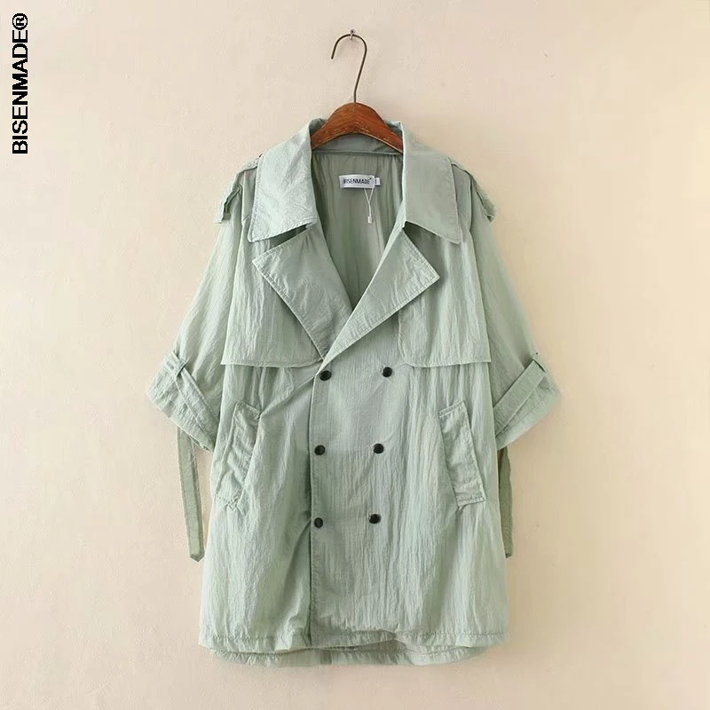 Женская одежда пальто размера плюс летняя модная свободная Солнцезащитная