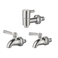 replacement spigot faucet tap for beverage dispenser stainless steel 16mm tap with ceramic valve fits 58 inch opening