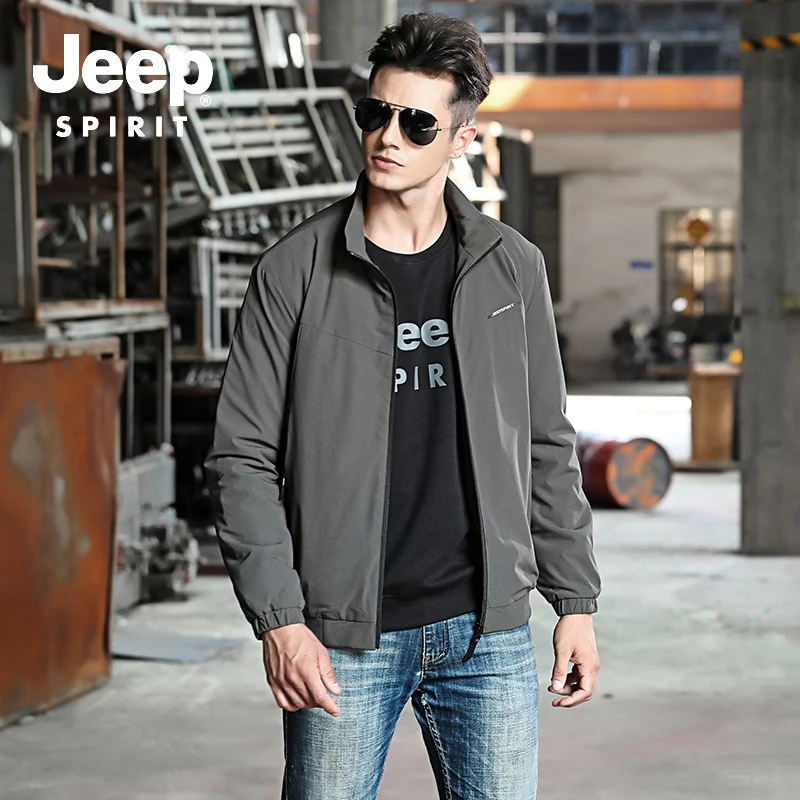 JEEP SPIRIT зимняя куртка для мужчин Толстая Теплая Флисовая ветровка зимнее пальто для мужчин повседневное стоячий воротник M-4XL верхняя одежда для мужчин