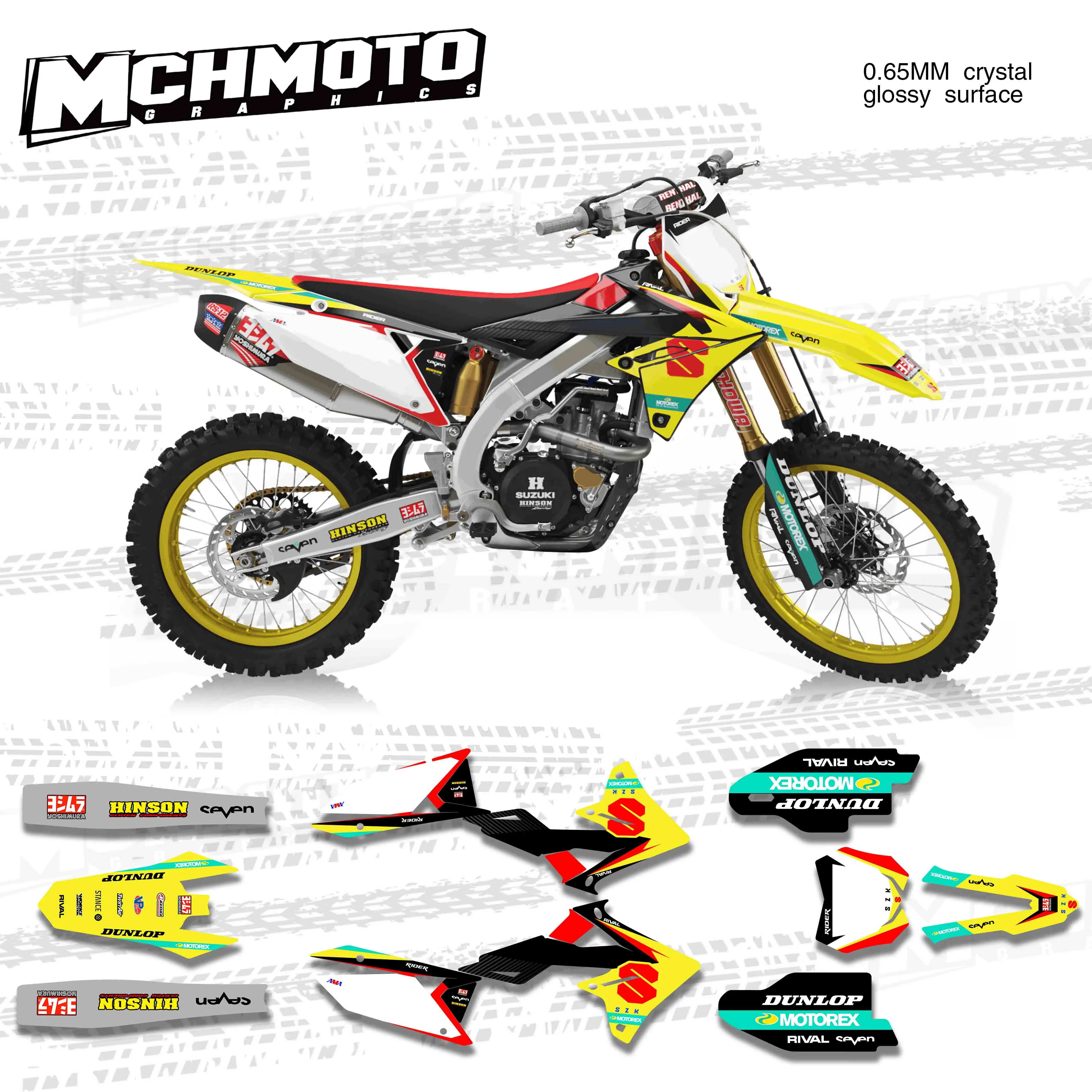 

Графика MCHMFG для Suzuki RMZ250 RMZ450 2018-2020 2018 2019 2020 Переводные картинки для мотокросса