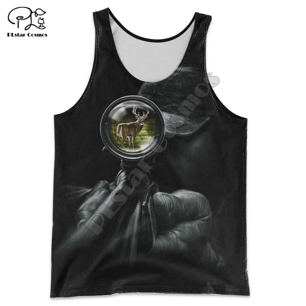 

PLstar Cosmos Hunting Camo 3D Printed 2021 New Fashion Summer Tank Top For Men/Women Casual Beach Vest Drop Shipping Style-H31