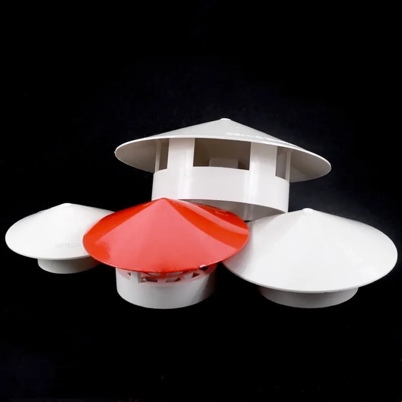 Решетка вентиляционного отверстия из ПВХ на крышу 75 мм 110 160 круглая