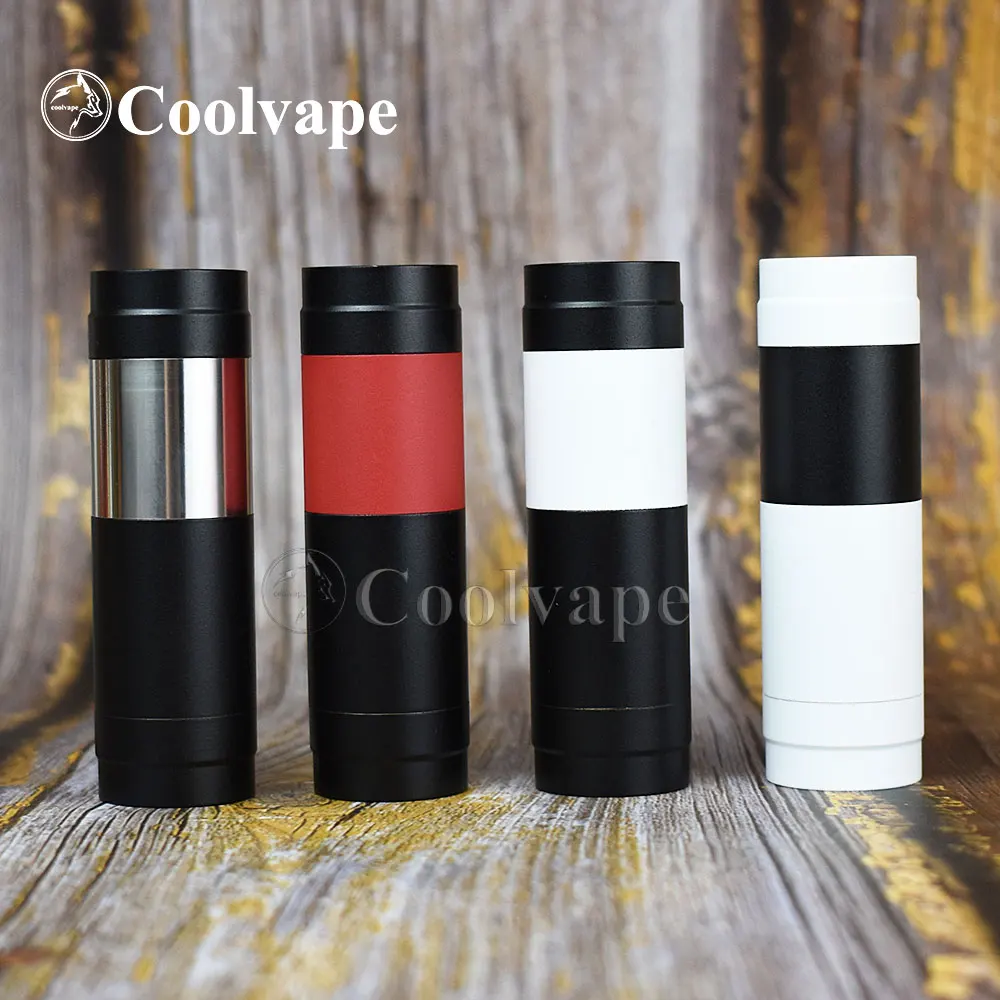

coolvaep style mod elthunder lite mod 24mm mechanical mod fit 18350/18650 battery brass material rda rta vape