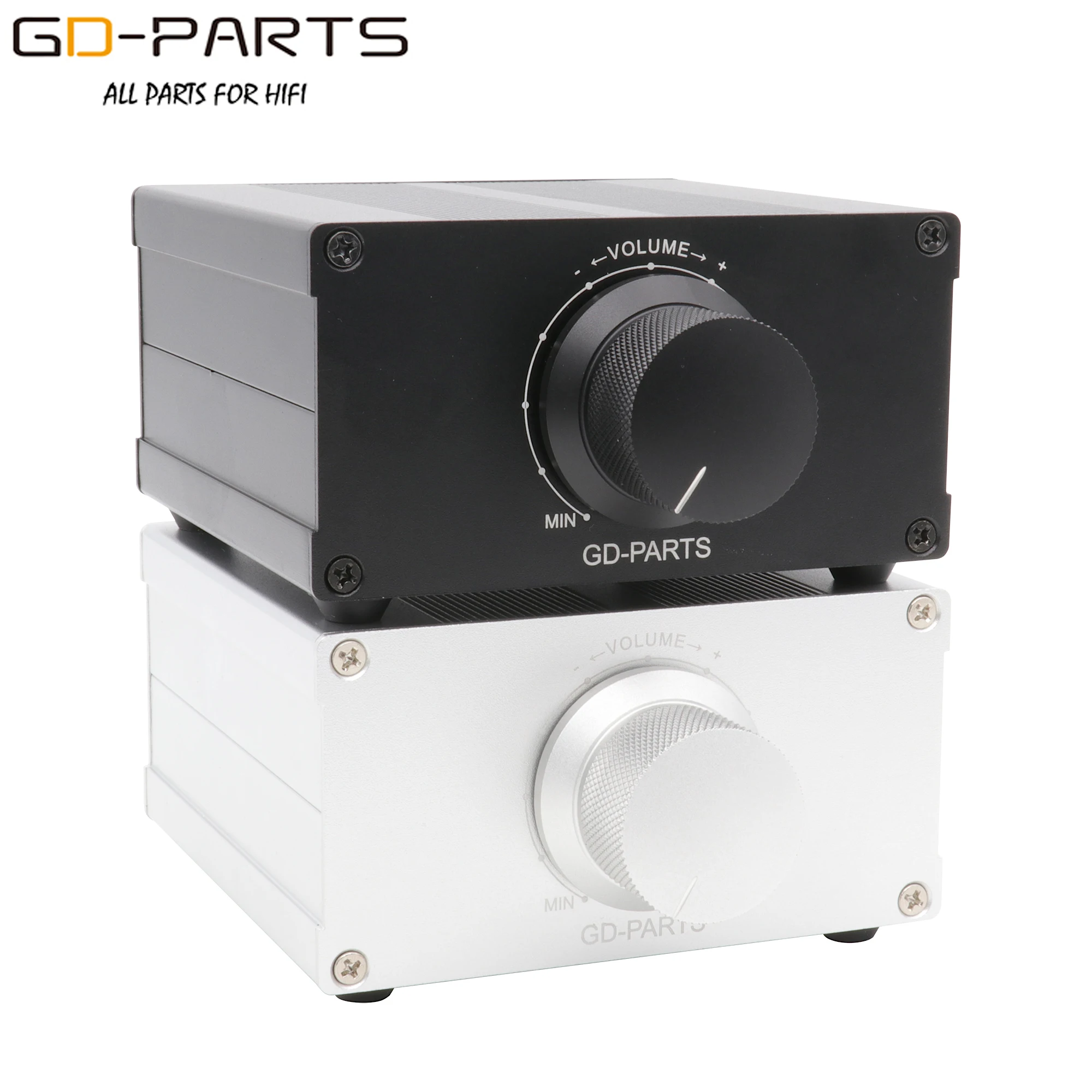 Preamplificatore passivo Stereo Controller Volume Audio scatola di controllo ALPS RK16 RK27 attenuatore potenziometro telaio in alluminio
