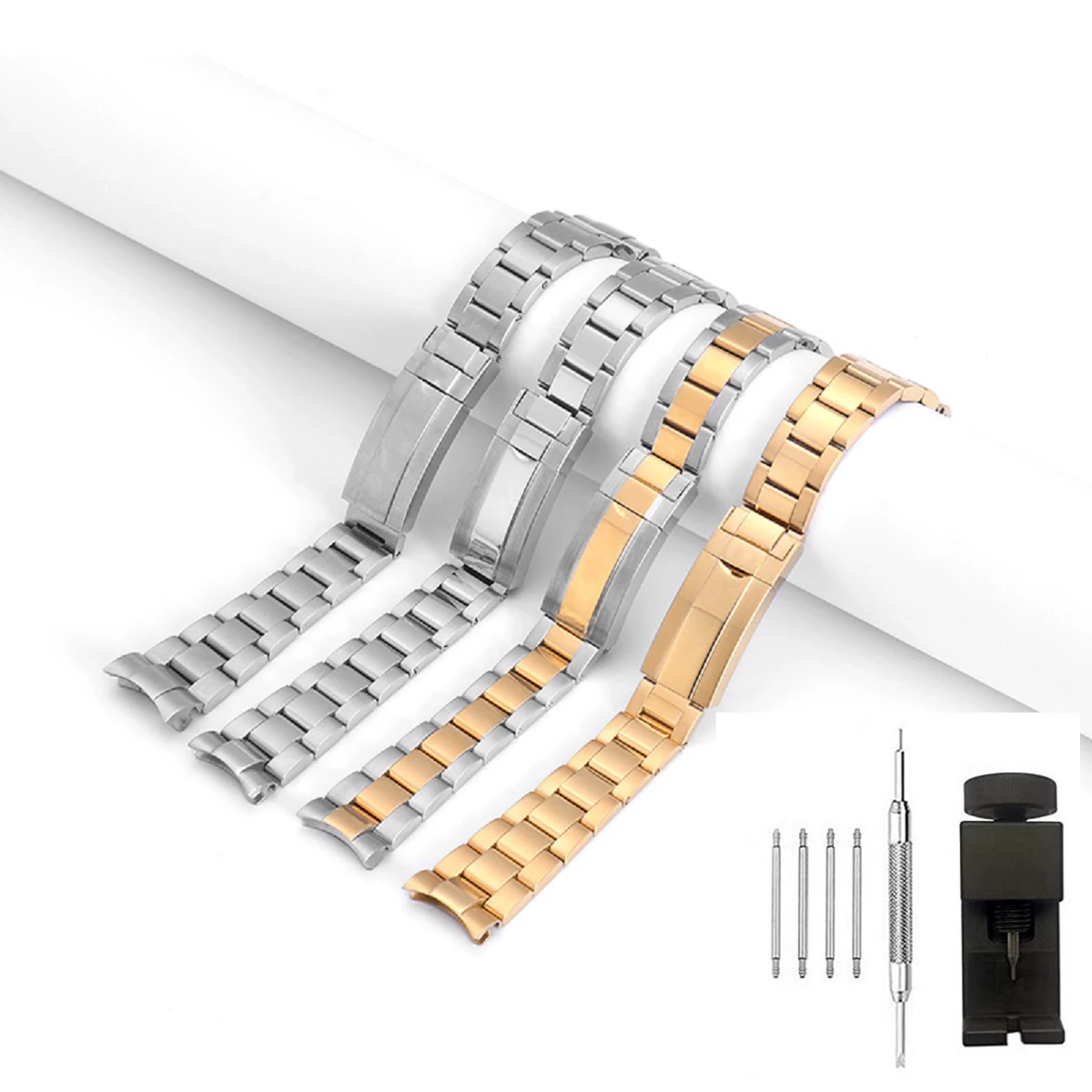 

Stainless Steel Watch Bracelets 22mm 20mm Watch Strap For Smart Watches Women Men's Wrist Watch Band for Rolex Watch Accessories