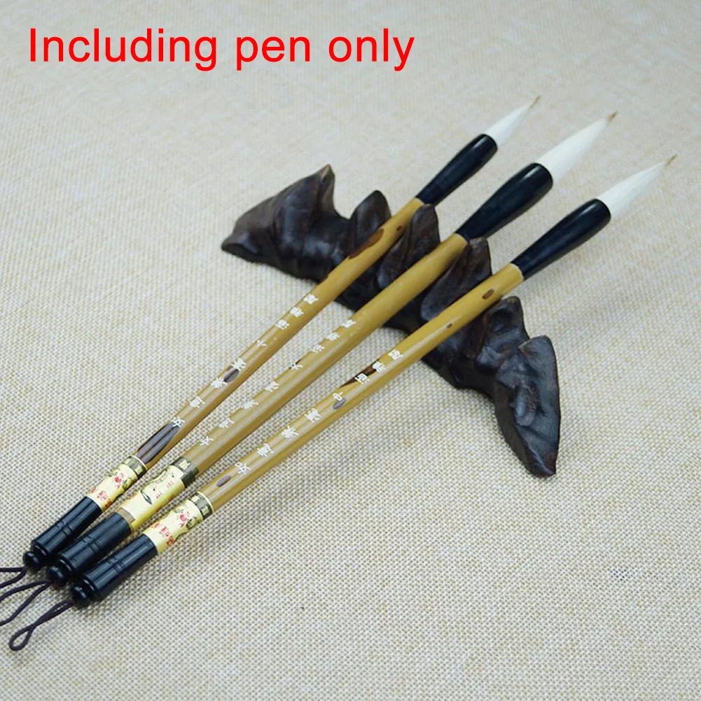 

3pcs/pack Woolen Supplies Brush Pen Chinese Calligraphy Hobby Writing Drawing Artist Student Weasel Hair Painting Stationary