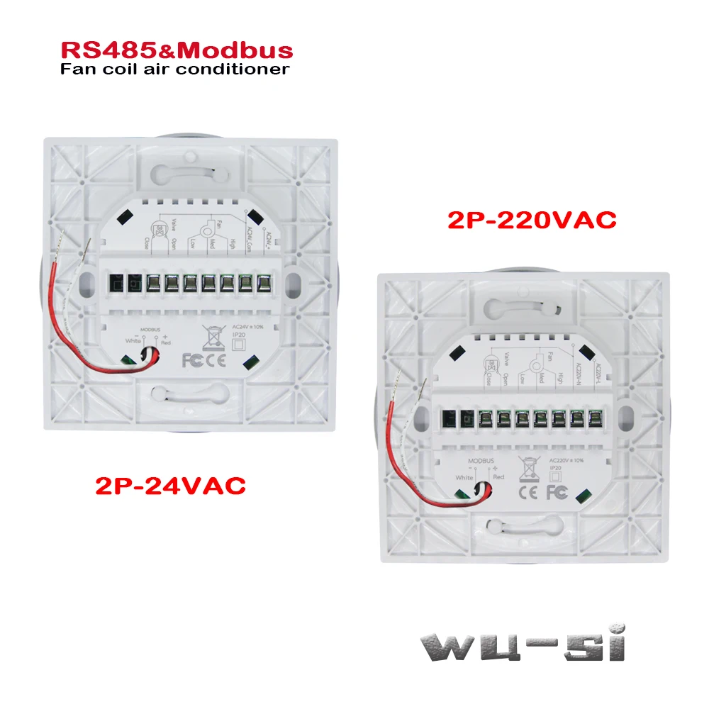 Термостат для кондиционера 2P/4P Modbus RS485 24 В переменного тока 95-240 регулятор