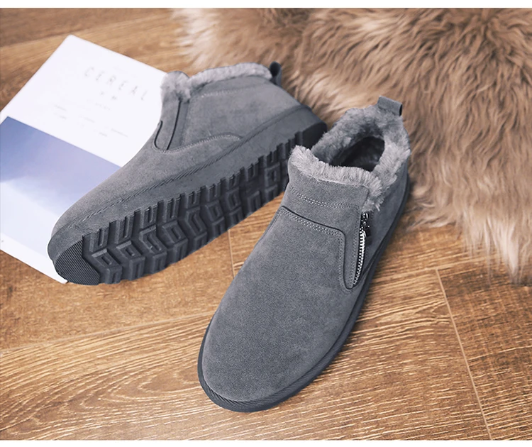 Bota Masculina/Новое поступление года; мужские ботинки на меху; теплая зимняя мужская рабочая обувь; модная обувь на резиновой подошве; размеры 39-45