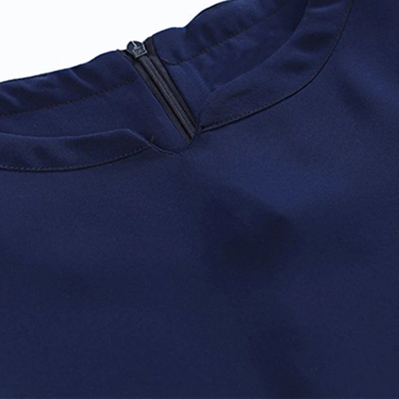 Женское платье-рубашка с V-образным вырезом длинным рукавом | Женская одежда