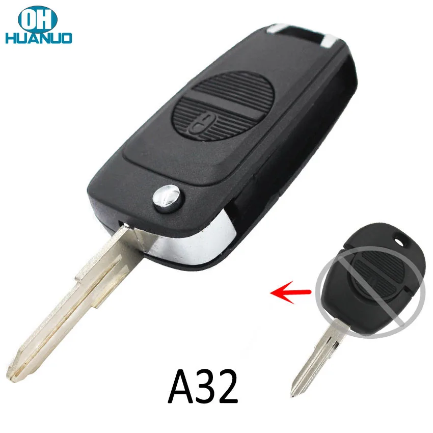 Модифицированный чехол для дистанционного ключа с 2 кнопками Nissan Almera Maxima Micra Primera