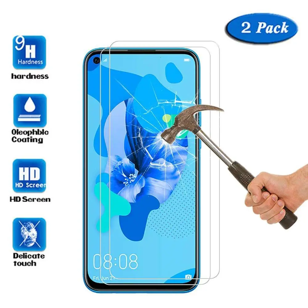 2.5D Закаленное стекло для HuaWei P20 Lite 2019 простая в установке Защита экрана huawei nova 5i