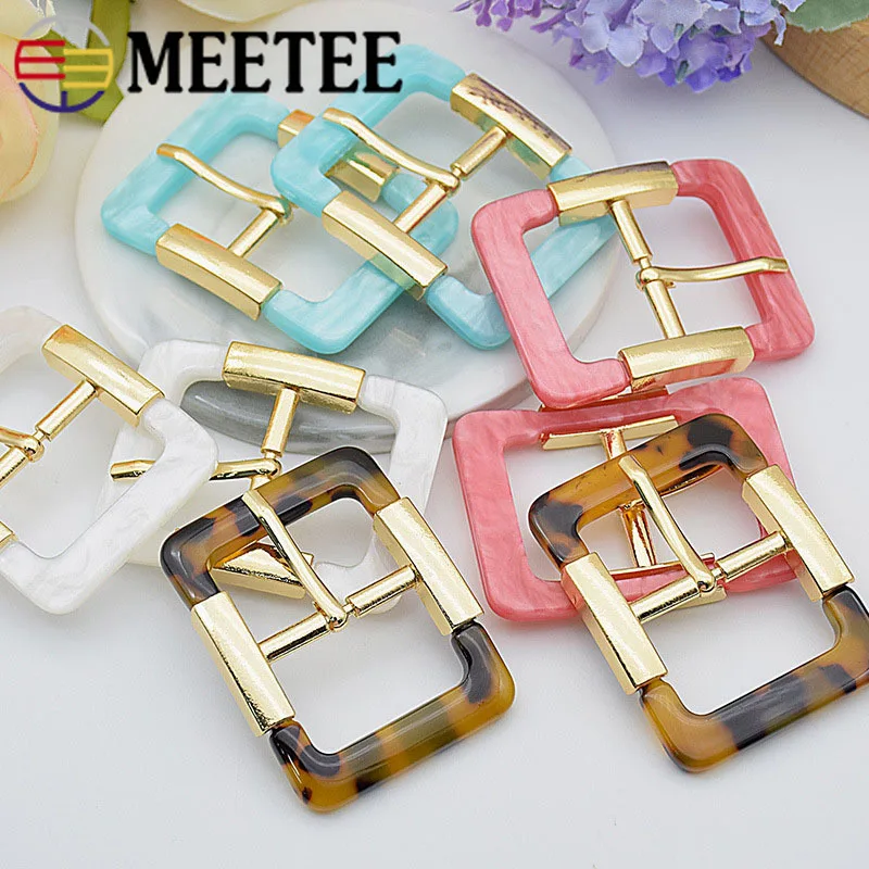2/5 шт. Meetee 25 мм пряжка для ремня из твердой смолы мужчин и женщин головка