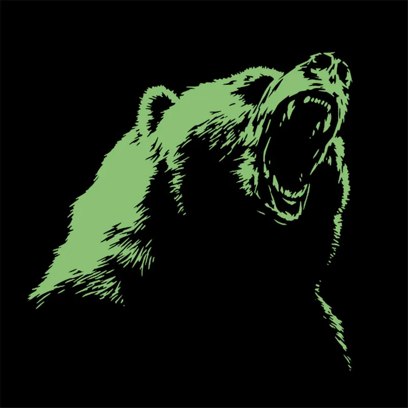 Светящиеся наклейки с изображением медведя и животных | Дом сад