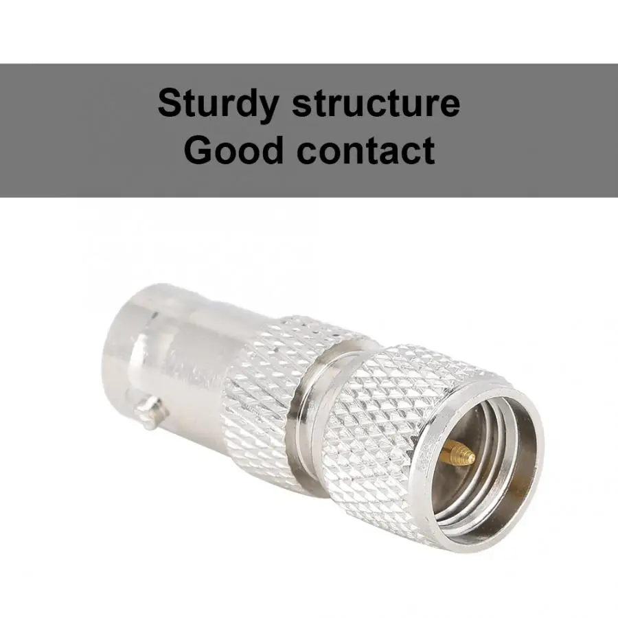 Соединитель 2 шт. коаксиальный адаптер никелированный латунный контактный