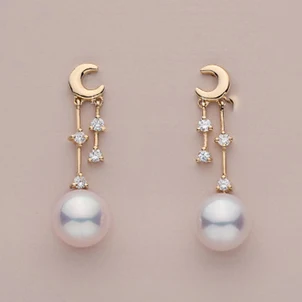 

Серьги-подвески женские из серебра 925 пробы с цирконом