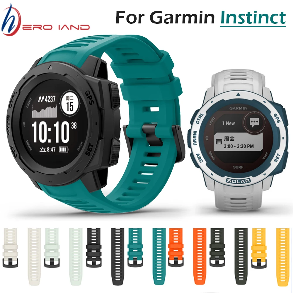 Для Garmin Instinct Smart Watch ремешок спортивный силиконовый сменный Браслет цветной