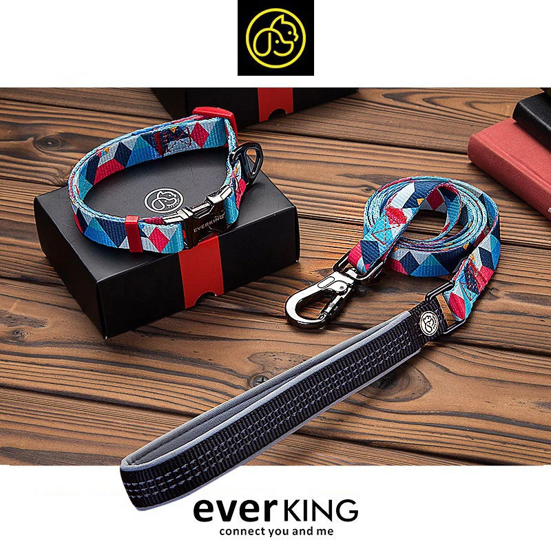 

Нейлоновый собачий ошейник и поводок, быстросъемные аксессуары для домашних животных, лоскутный поводок для собак