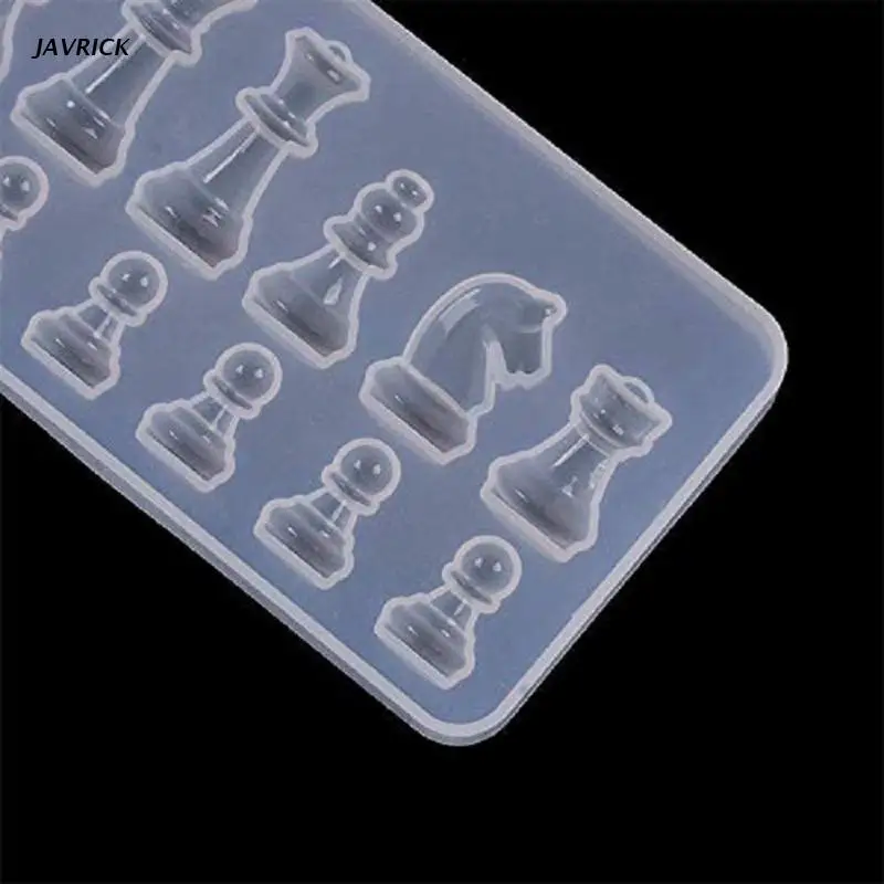 

Chess Board Silicone Resin Mold 2Pcs Chess Silicone Mold for Resin Casting Craft