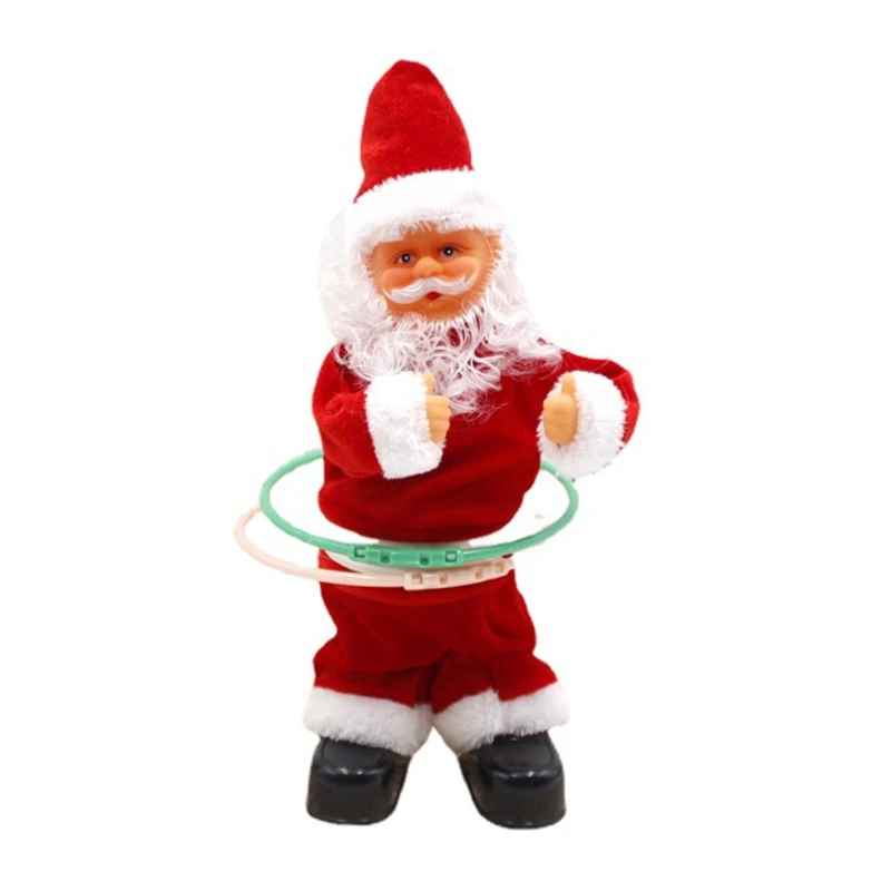 

Детский Пластиковый Электрический игровой хула-обруч Санта-Клаус детский Праздничный Рождественский подарок снятие стресса детский подар...