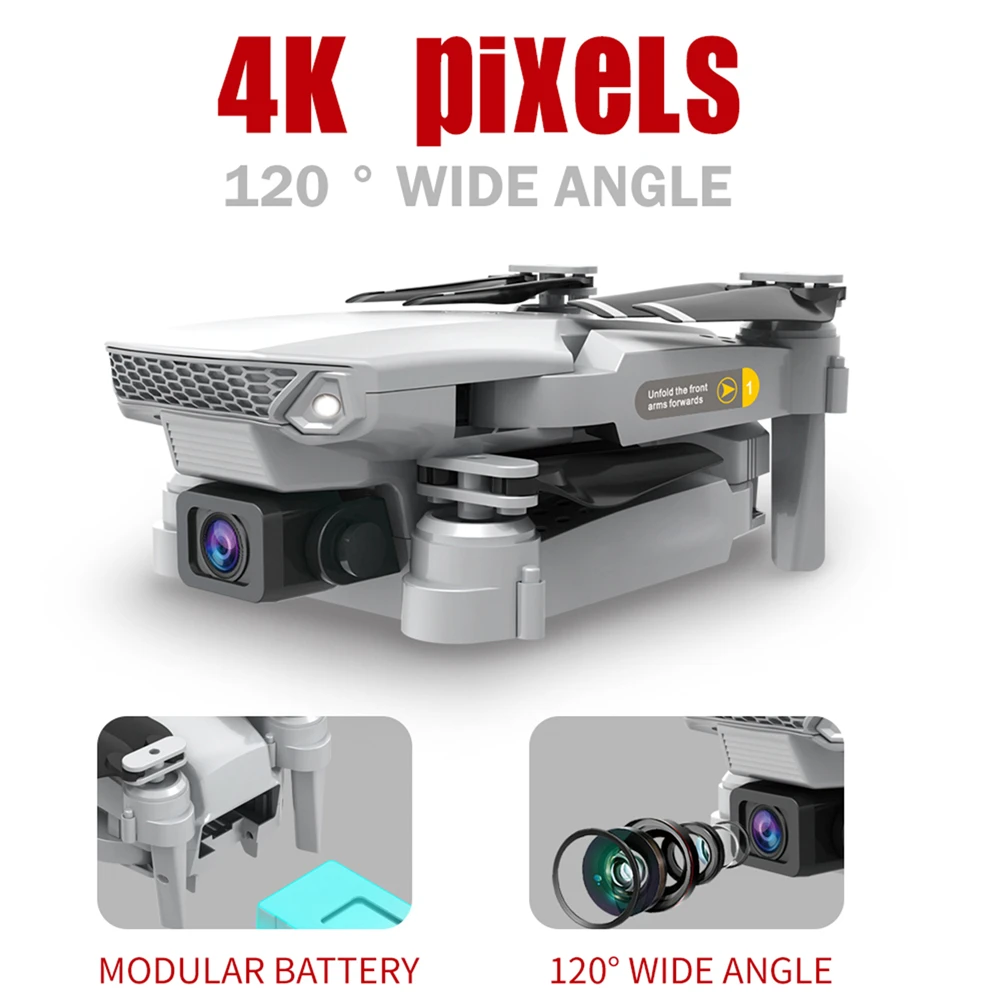 

720P/ 1080P/ 4K Foldable RC Drone HD Camera WIFI Real-Time Transmission Aerial Photography Drone Parts