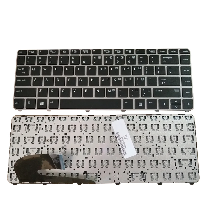Novo para hp Yaluzu Elitebook g4 836308-001 821177-001 Eua Teclado Portátil Nsk-cy2bv Inglês Substituir 840 g3 745