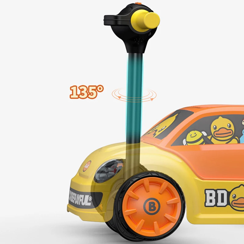 Детская вращающаяся машинка детский скутер для мальчиков и девочек